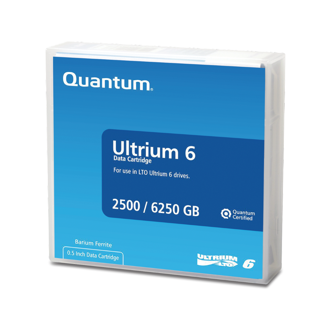 Quantum LTO Ultrium 6 Tape (Metal Particle) -MR-L6MQN-03