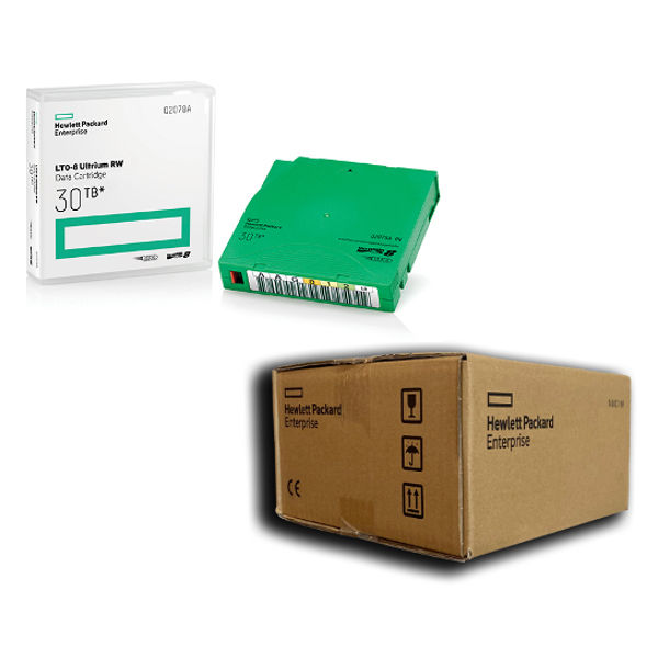 HPE LTO 8 Tapes Custom Labeled Data Cartridge - 20 Pack - Q2078AL