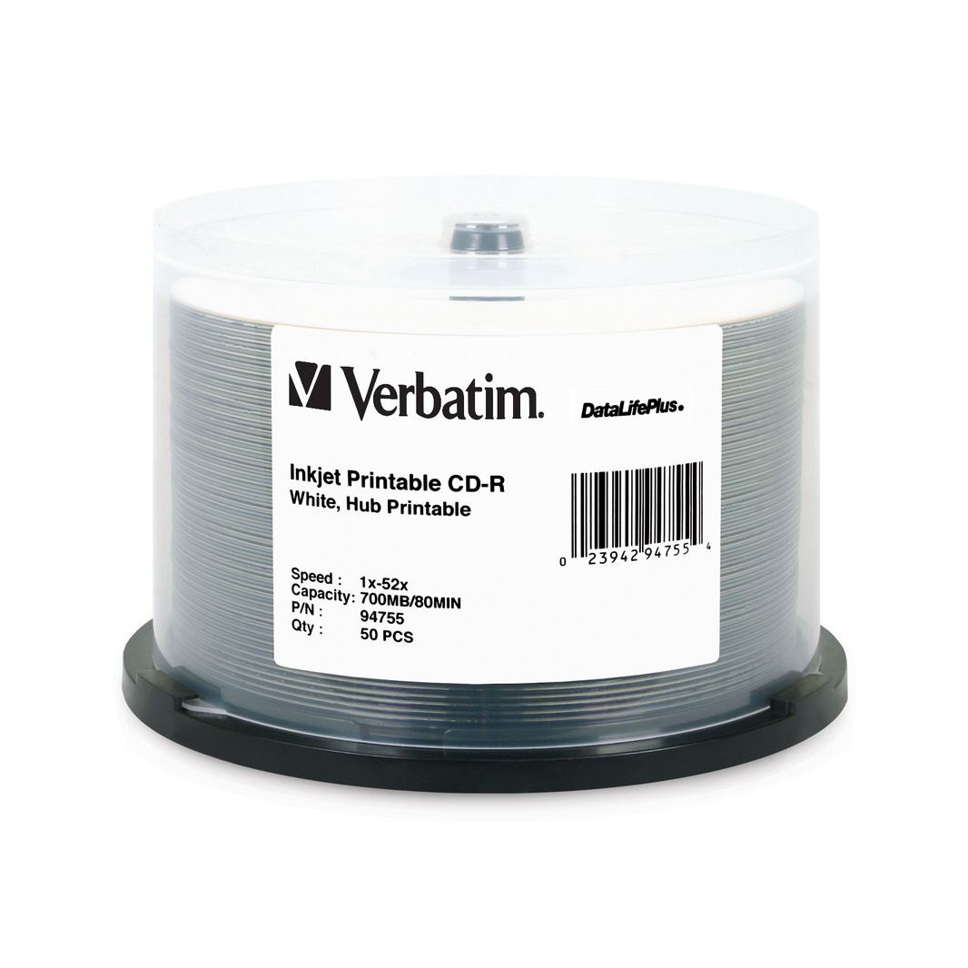 Verbatim-94755-CD-R-White-